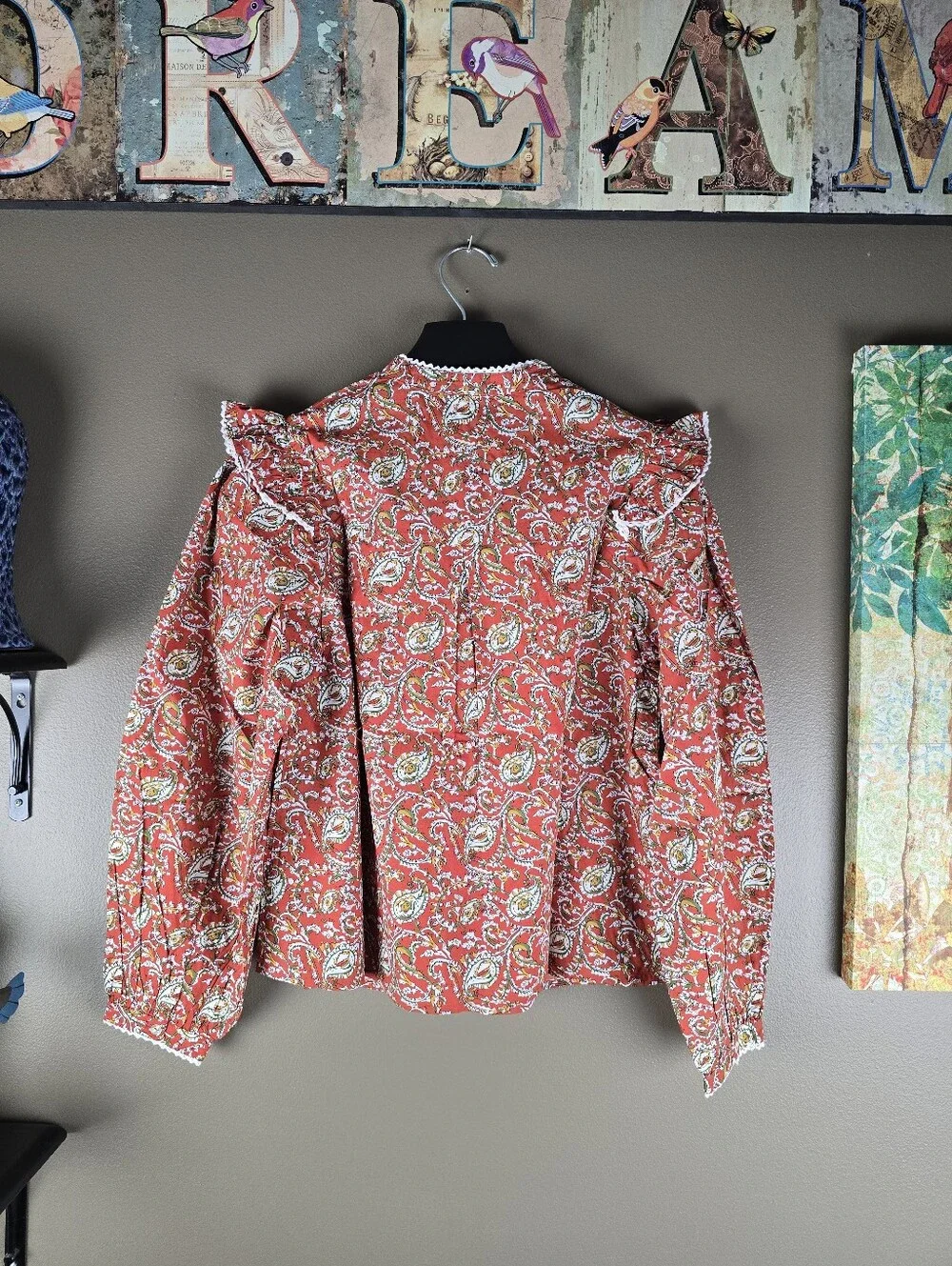 Sonmer Dorthy Blouse Terracotta Medium